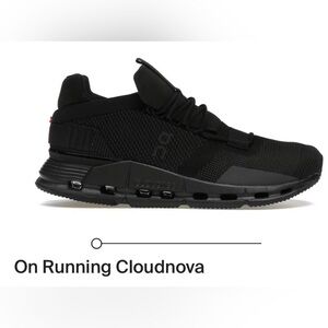 On Cloud  Cloudnova Form Women’s Black Sneakers